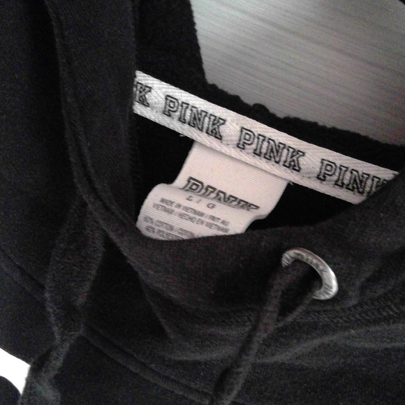 Black and White PINK Hoodie - Picture 3 of 5